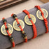 Lucky Five Emperor Copper Coin Bracelet